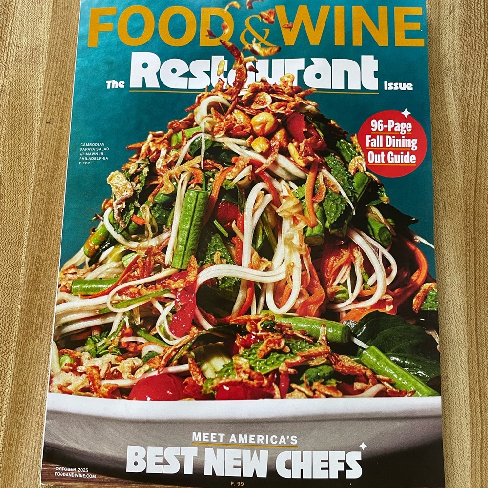 Food & Wine Magazine: The Restaurant Issue- October 2025
